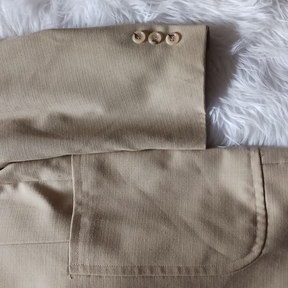 VINTAGE century club  Men's suit tan color  jacket size 44 W - Picture 6 of 9